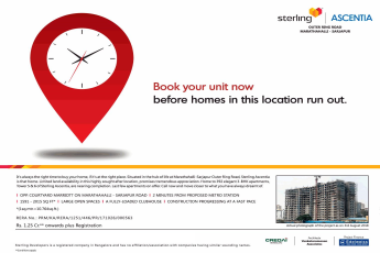 Construction progressing in a fast pace at Sterling Ascentia in Bangalore